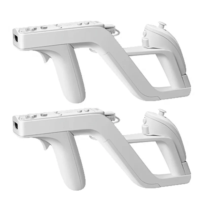 2PCS Zapper Game Holder for Nintendo Wii Remote Right Left Controller Wii Zapper Gaming Accessories