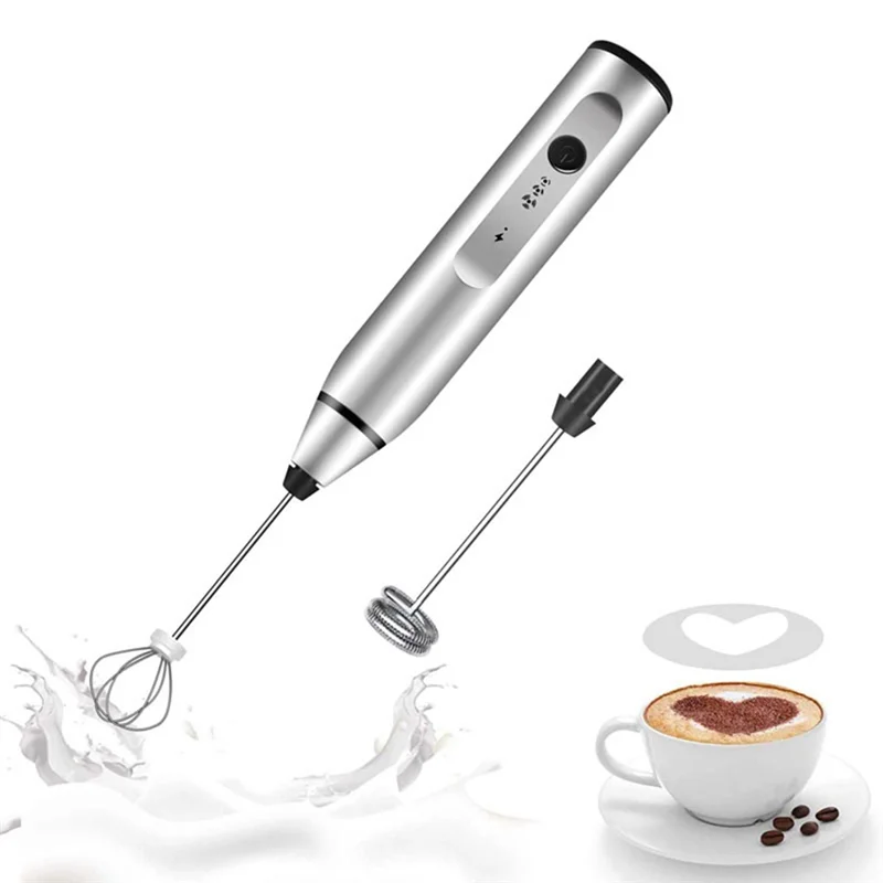 Hot sale Electric Milk Frothers Handheld Wireless Blender USB Mini Coffee Maker Whisk Mixer Cappuccino Cream Egg Food Blender A