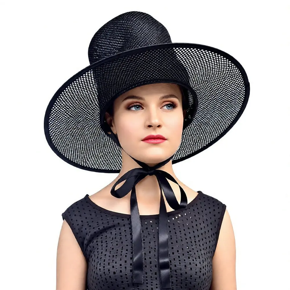 Funny Ancient-style Black Hat Korean Traditional Tall Hat Ming Dynasty Official Hat Jazz Dance Hat Sun Protection Party Props