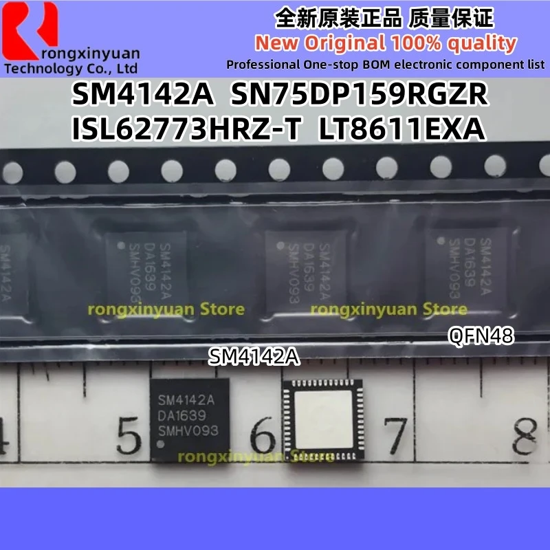 5Pcs ISL62773HRZ-T ISL62773HRZ ISL62773 LT8611EXA LT8611 SM4142A SM4142 SN75DP159RGZR 75DP159 SN75DP159 SN75DP159RGZT QFN-48 New