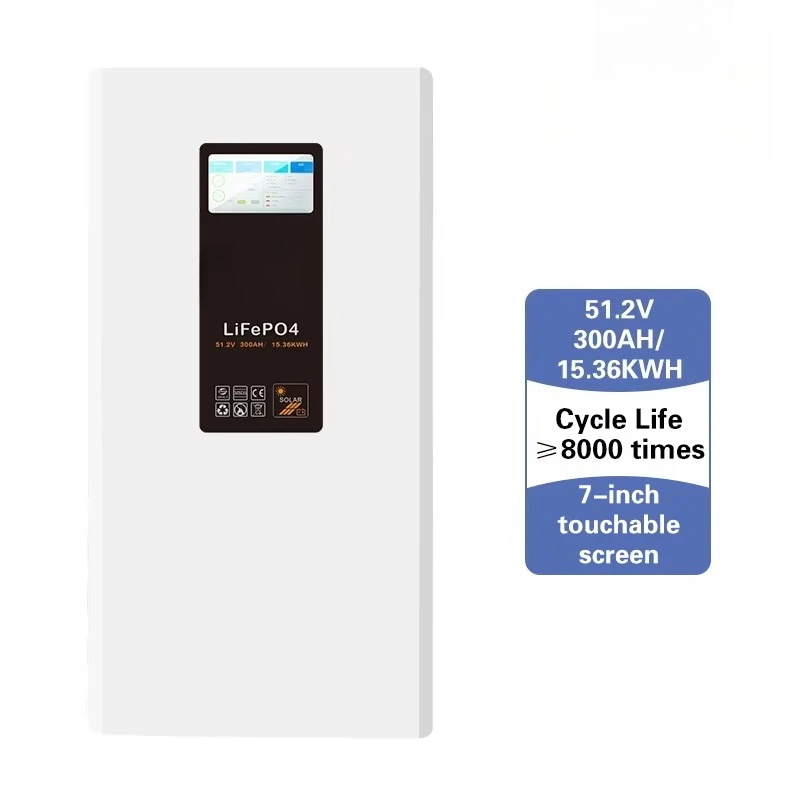 

Enikol 8000 Cycle LiFePO4 15kWh 51.2V 300Ah ’Household Wall-Mounted Lithium Battery with CAN Communication Model ESK-4830CWT