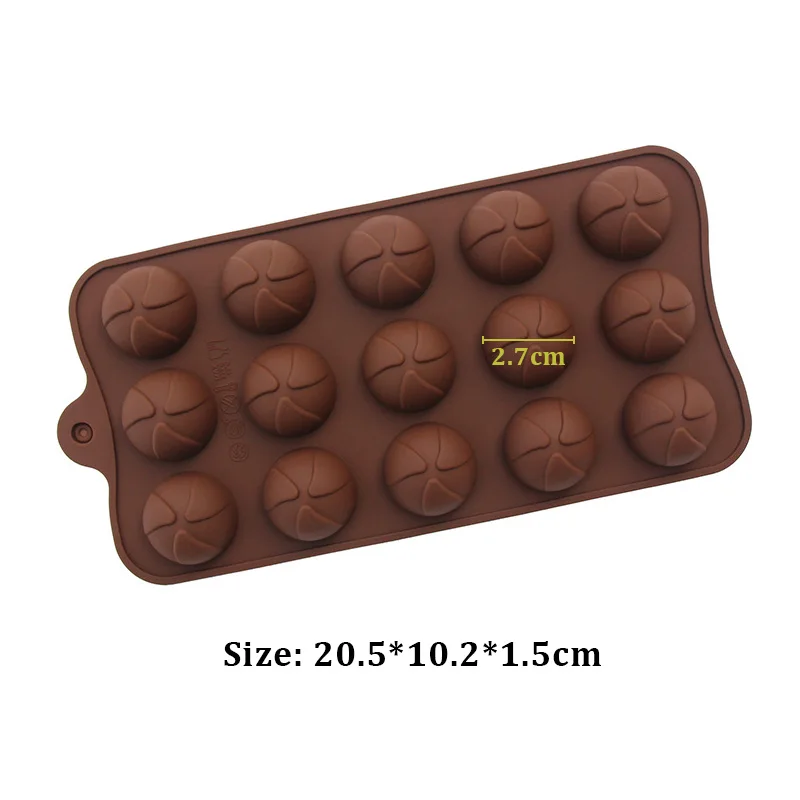 Ball Shape Chocolate Candy Mold Resin Clay Silicone Mould Baking Tool