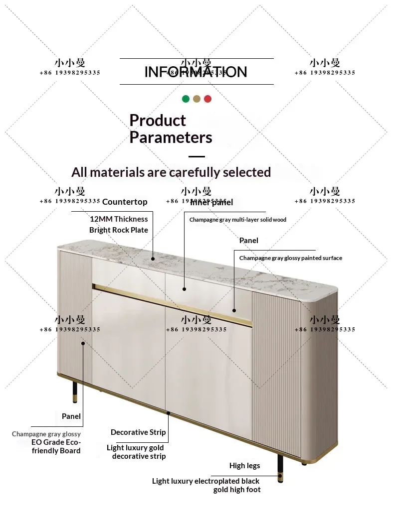 Luxury Stone Slab Shoe Cabinet for Home Use, Outside the Door, Hallway, Multi-Layered, Large-Capacity Entryway Cabinet.