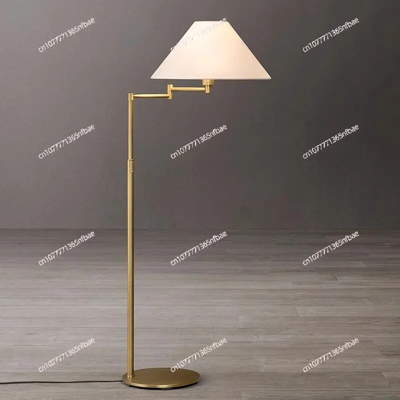 2024 New American Retro Arc Floor Lamp Designer Decor Fishing Pole Lamp for Living Room Bedroom Study Villa