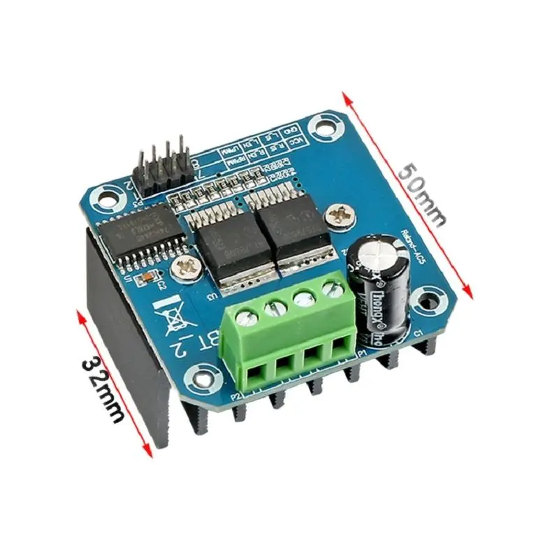 Double BTS7960B 43A Motor Driver High-Power Module/Smart Car