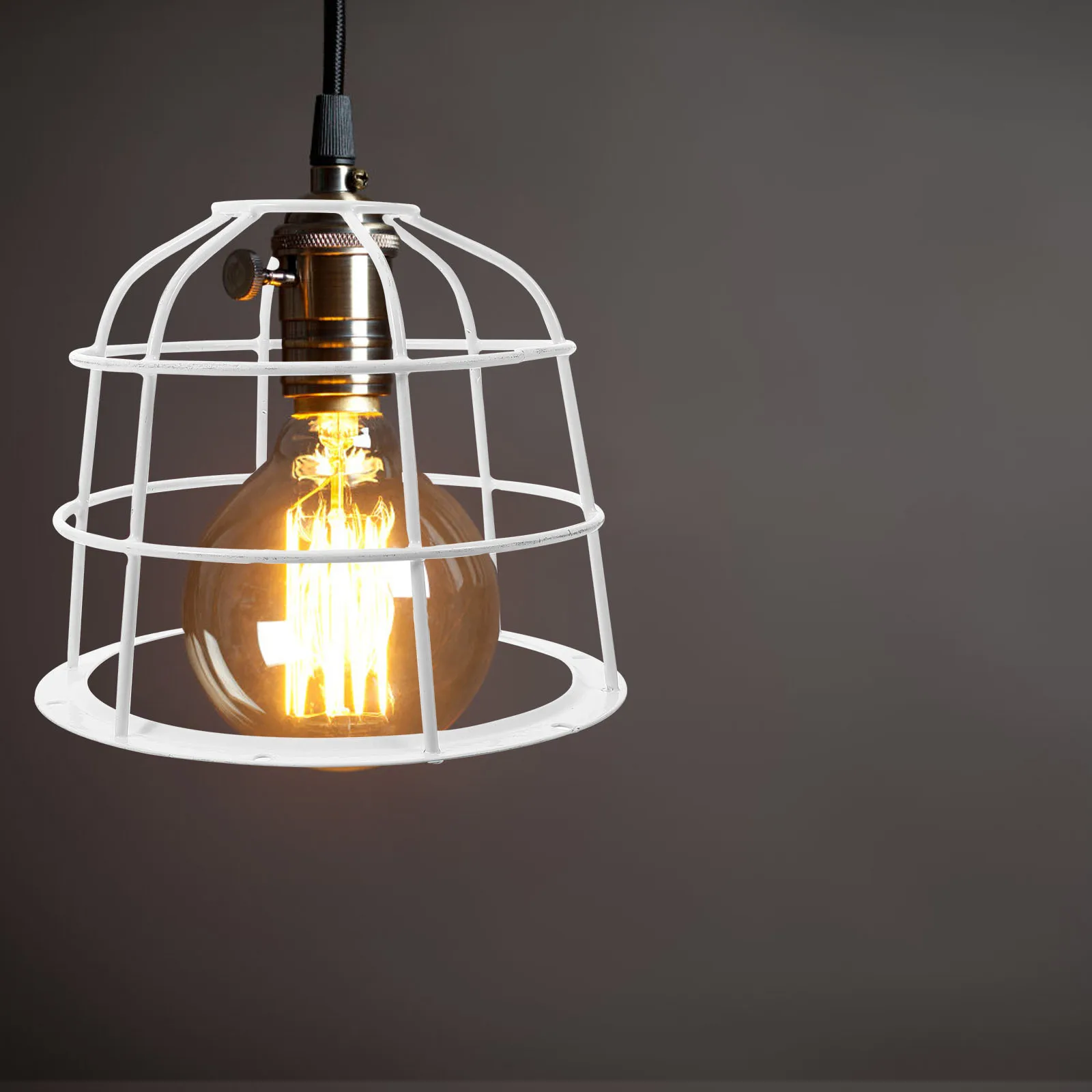 

Explosion Proof Lampshade Smoke Cover Metal Protective Cage LED Dust Covers For Cooking Fire Alarms