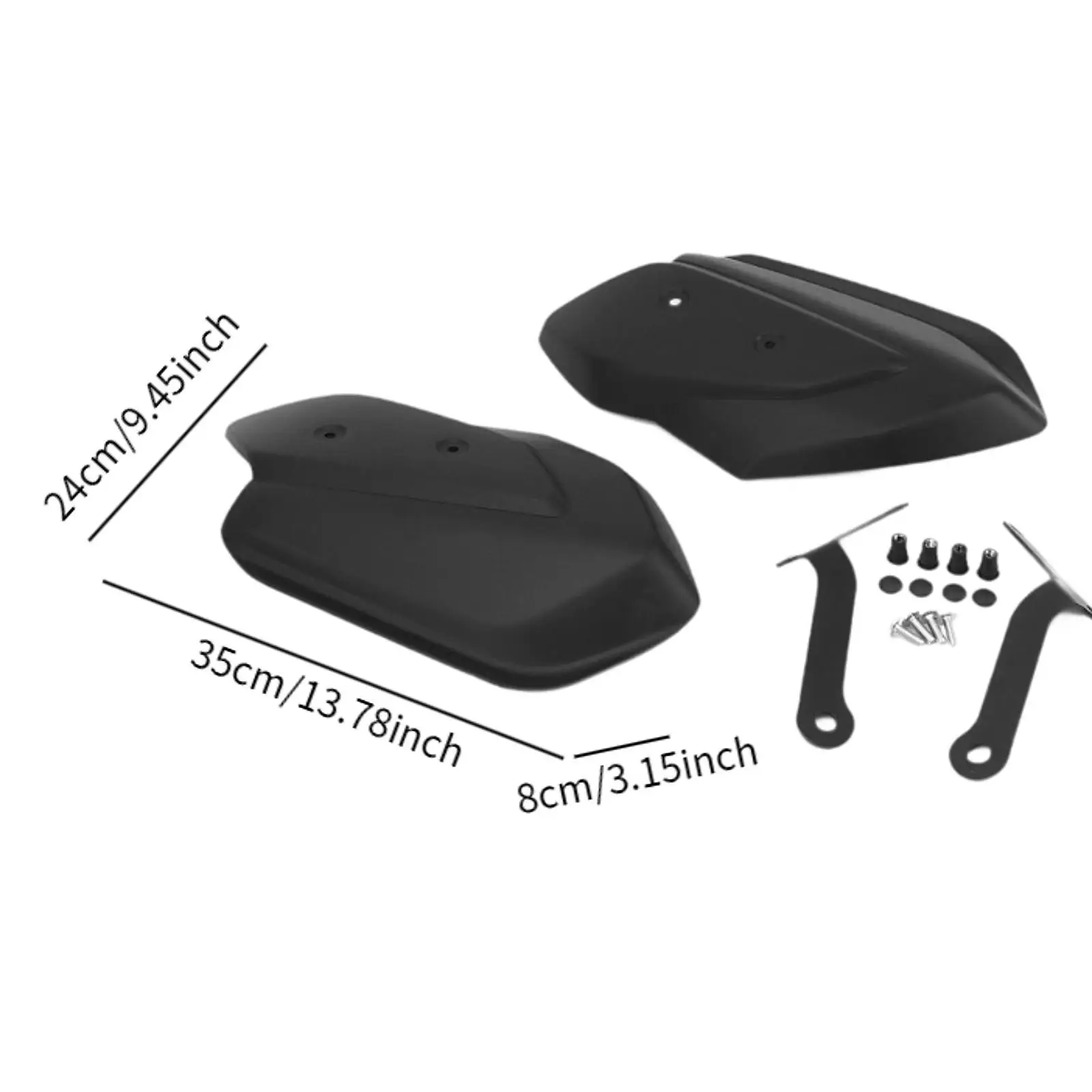 2 peças mão da motocicleta com acessórios acessório de reparação da motocicleta fácil de usar modificação protetores de substituição direta