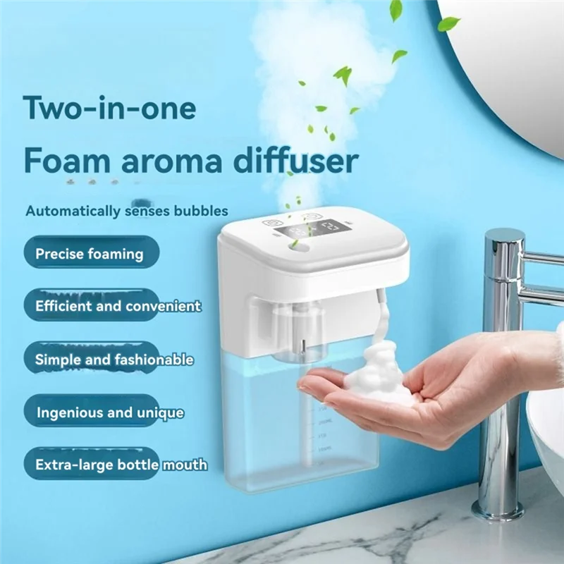 ABLK Автоматическая индукционная машина для ароматерапии 2 в 1, дозатор мыла для мытья мобильного телефона, инфракрасная индукционная машина для пузырей
