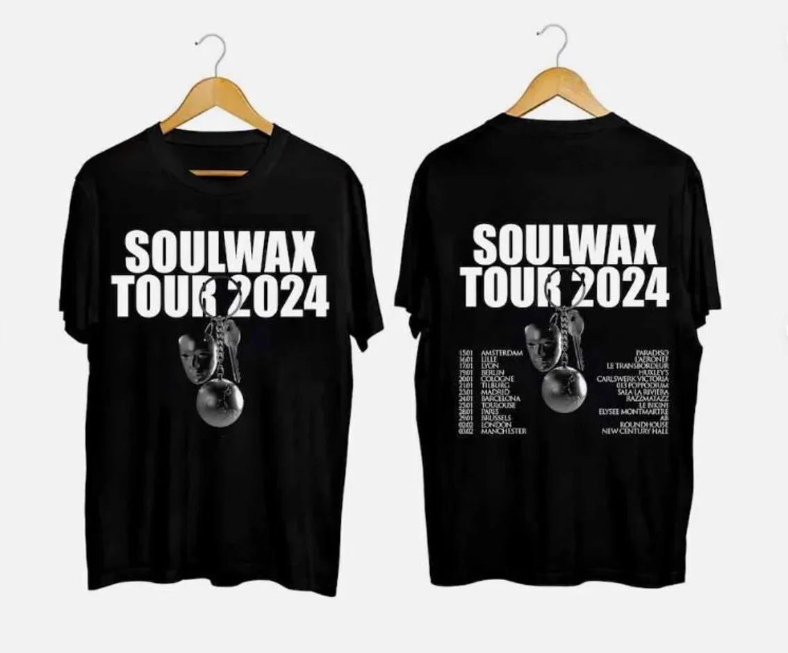 Soulwax Band Tour 2024 Gift Fans Music Cotton Unisex T-Shirt S-2345XL CS527