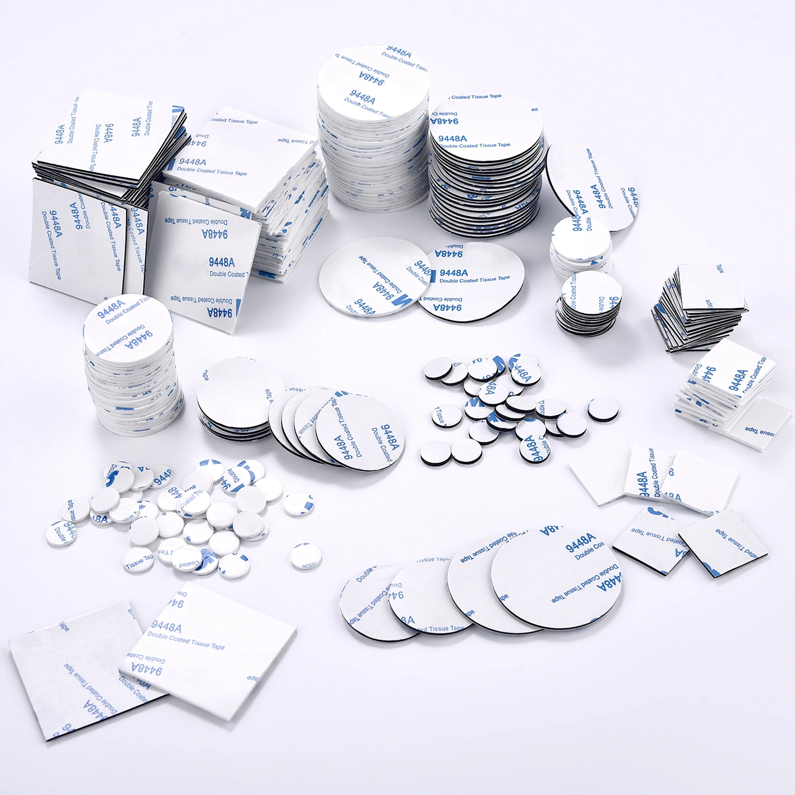 

30pcs Strong Double Sided Foam Tape No Trace Self Adhesive EVA Foam Sticky Decor Strong Pad Mounting Sponge Adhesive Fixed Wall