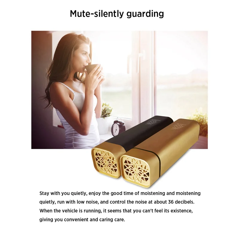

B28C-5Set USB Incense Burner Portable Electric Bakhoor Aroma Diffuser Mini Arabic Incense Holder Muslim Golden