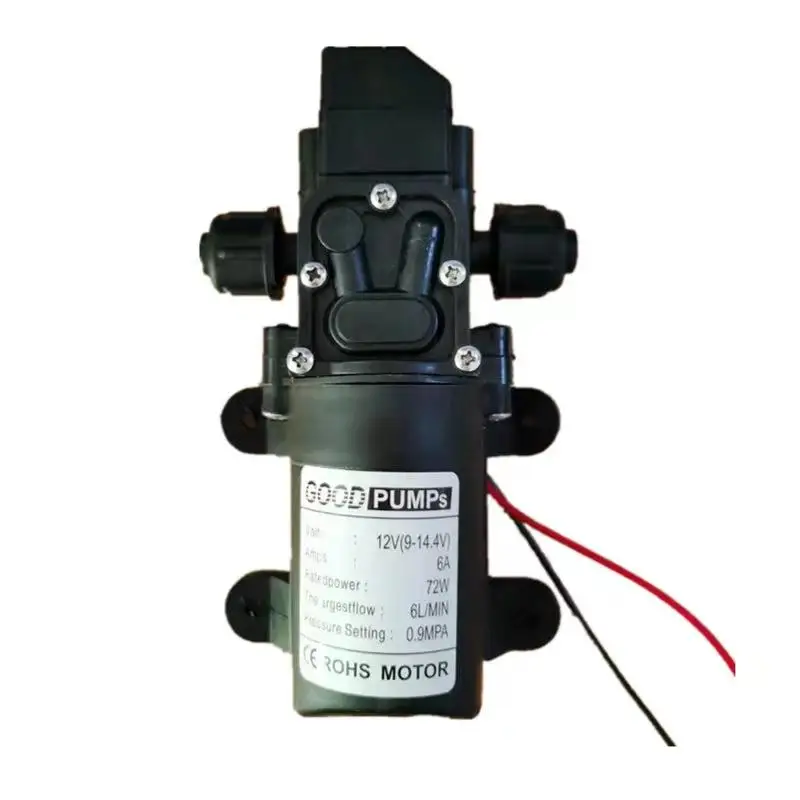 DC 12V High Pressure Diaphragm Water Pump Multifunctional Mini Booster Pump For Water Washing Machine Agricultural Irrigation
