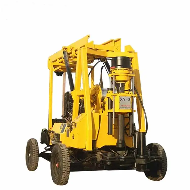 100m 150m 200m Steel Crawler Mounted Water Well Drilling Rig Machine Factory Price