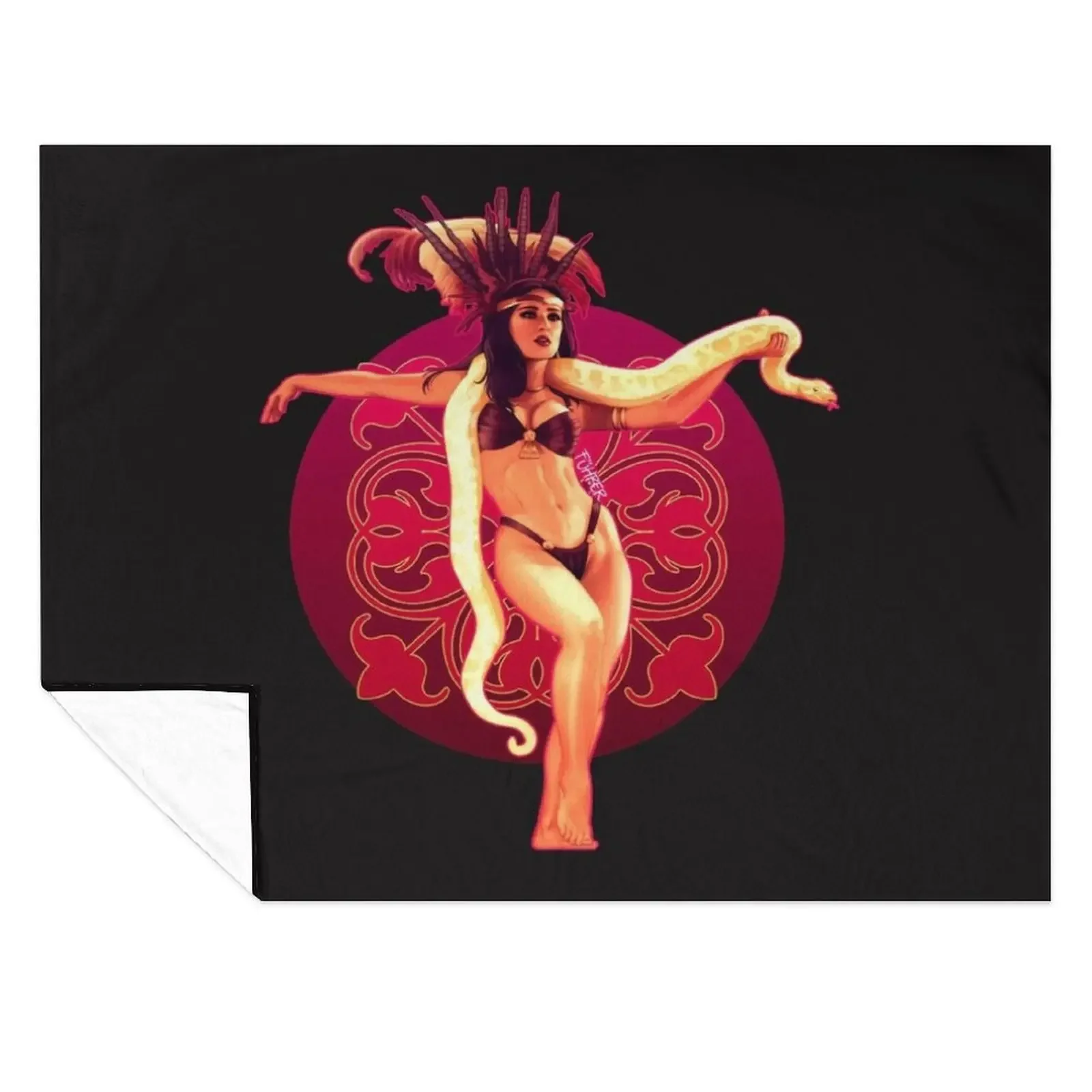 

Salma Hayek Throw Blanket Shaggy Luxury Brand for winter Luxury St Blankets