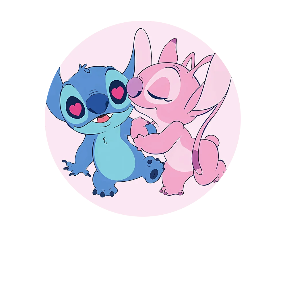 Fondos de fotografía redondos de Lilo & Stitch dibujos animados Hawaii Hula Dance niños fiesta de cumpleaños fondos zócalo cubre estudio fotográfico