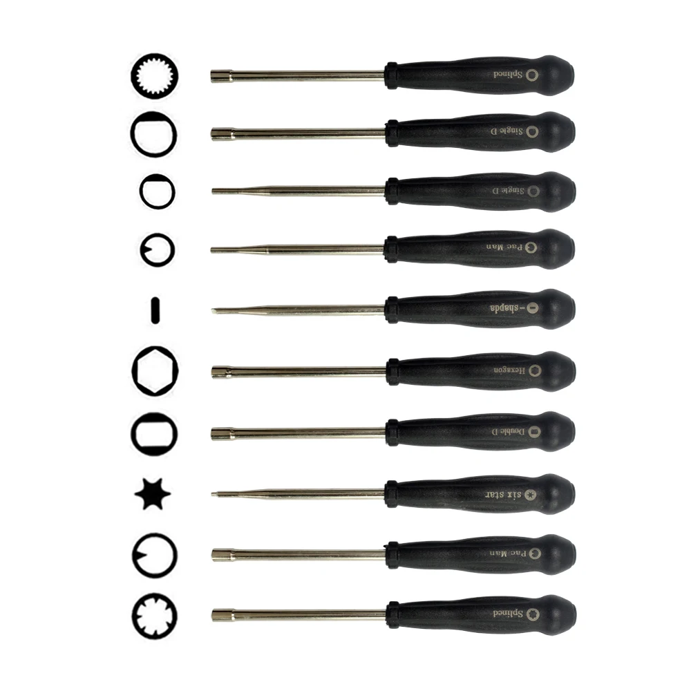 10pcs/8pcs Professional Chainsaw Car Motorcycle Universal Carburetor Adjustment Tool Screwdriver Cleaning Brush Set Repair Kit