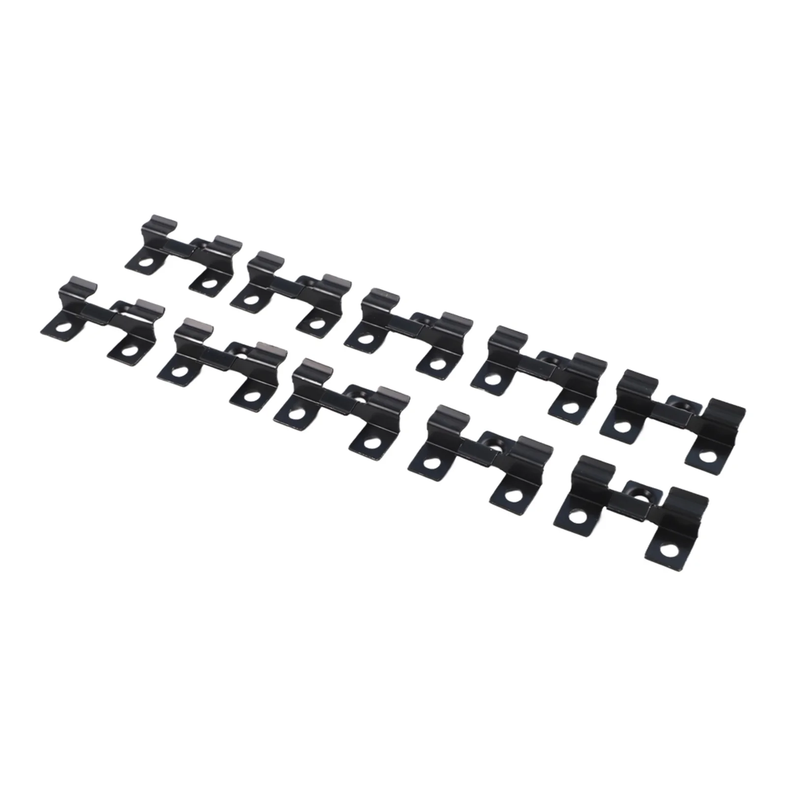 100x Stainless Steel Composite Decking Clips Fastener Board Clip for Secure Fixing of Deck Boards with Recessed Mounting Design