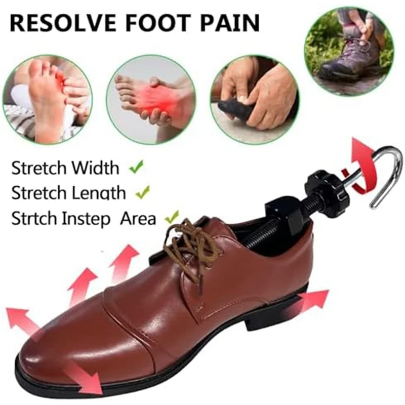 

Shoe Stretcher Shoe Expander Shoe Amplifier ,4-Way Adjustable Shoe Stretcher Widener, L-AT64