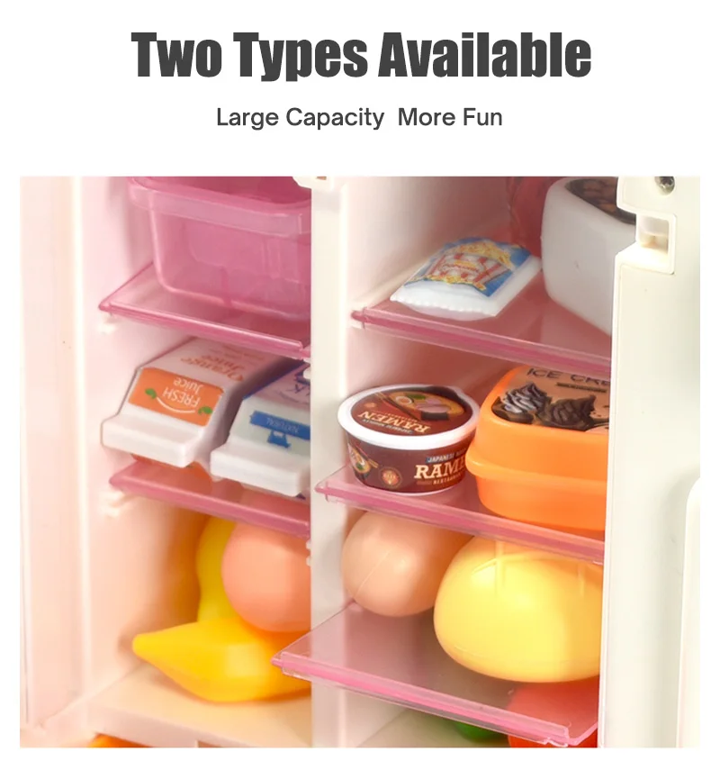 Dzieci bawią się w dom zabawki symulacja elektryczna lodówka kuchnia udawaj zagraj w grę ze światłem zabawki w sprayu dla dziewczyny prezent na boże narodzenie