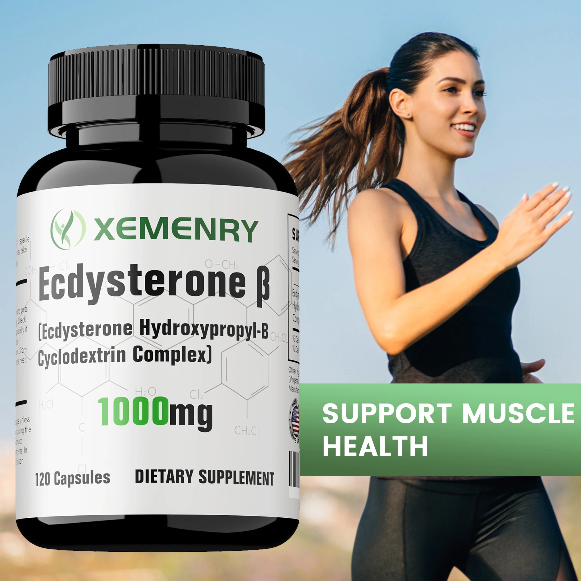 

Ecdysterone Capsules - Build Muscle Mass, Boost Metabolism, and Improve Vitality and Immunity - 120 Capsules ﻿