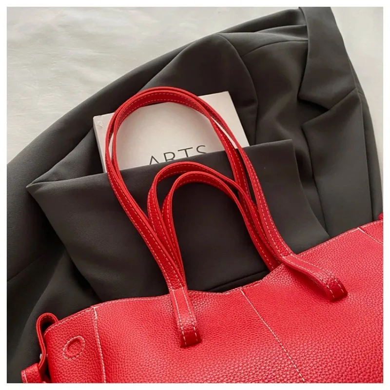 حقائب يد للنساء 2026 Tendecia مصمم حقائب فاخرة أنثى كبيرة حقيبة يد جلدية حقائب اليد السيدات الكتف حقيبة كروسبودي #6