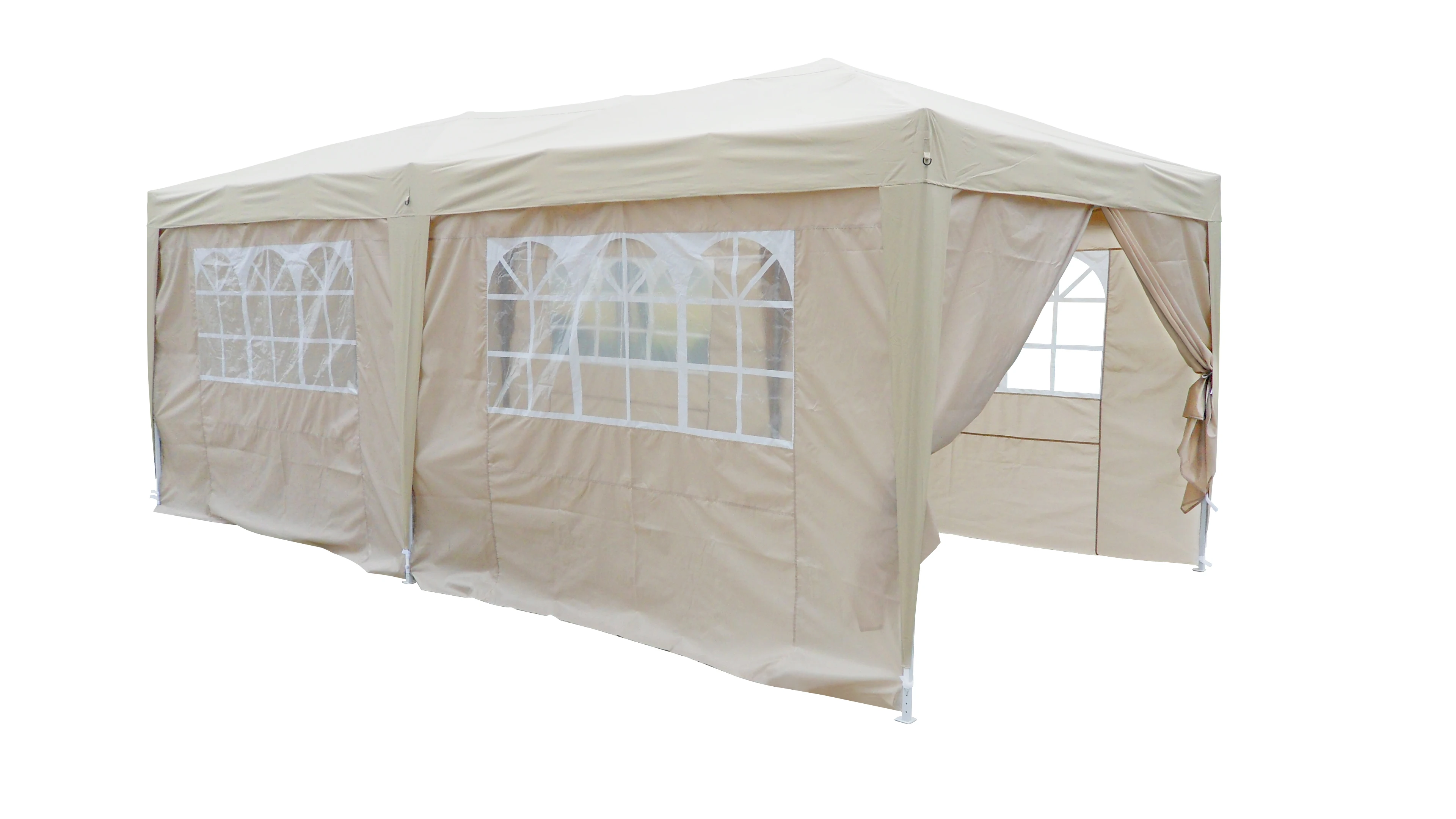 Quick Shade Canopy, 3x3m Powder-coated Steel Frame Folding Pop up Tent, Heavy Duty Garden Gazebo