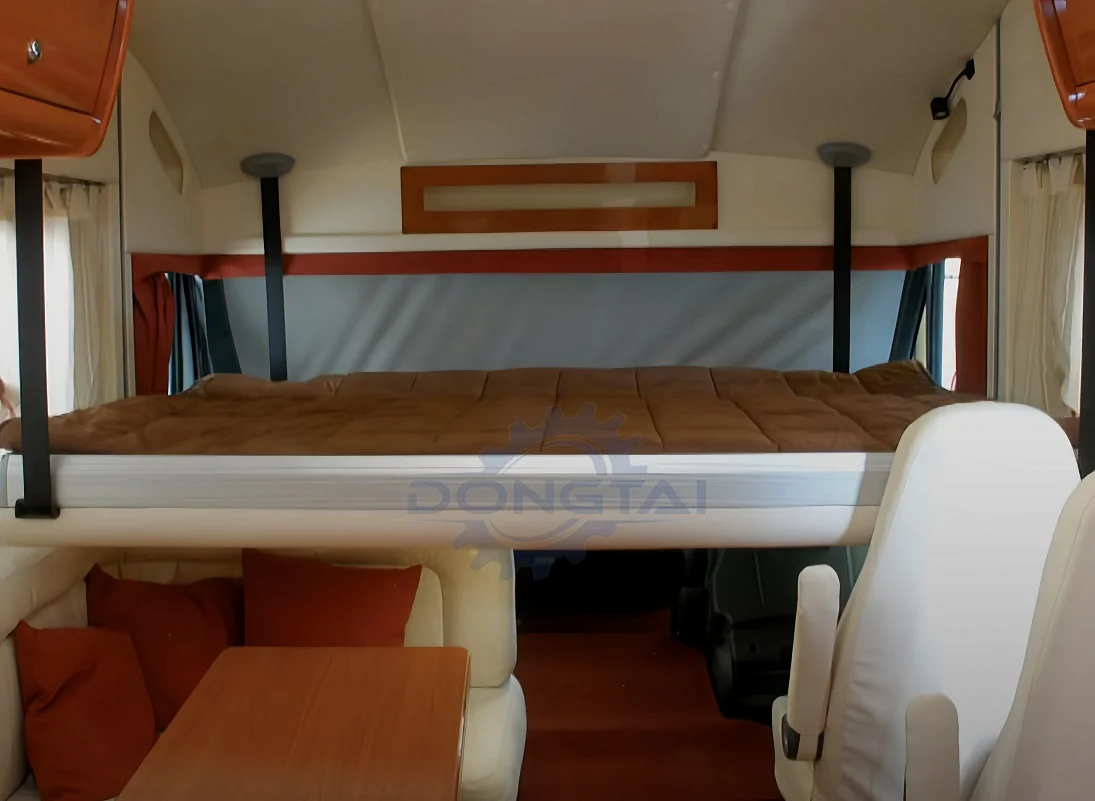 Kendaraan Rekreasi Rv yang memenuhi syarat aksesori motor Camper Van mengangkat tempat tidur RV Bed mekanisme menaikkan