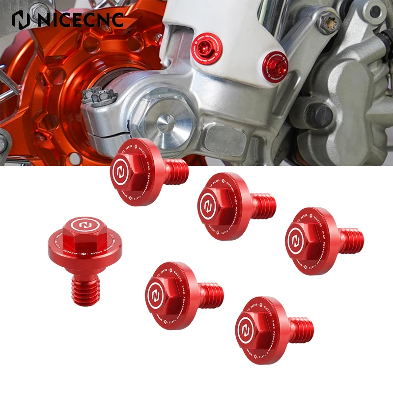 

For Beta 2020-2024 Xtrainer 300 RR 300 RR 125 RR 250 6PCS M6X8 Front Fork Guard Bolt Screw RR 350 390 430 RACING 2020-2021