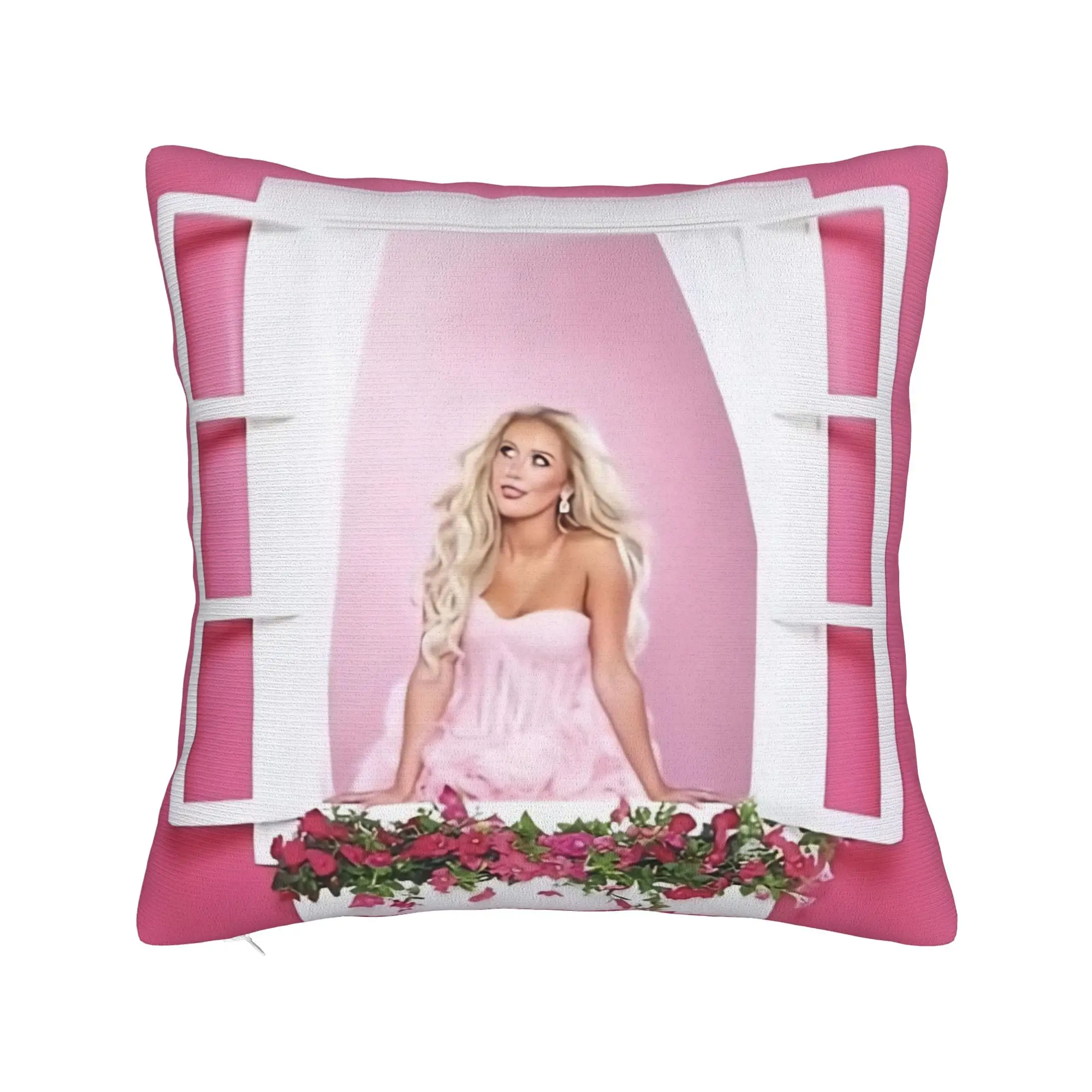 Decorative Pillow Cover Megan Moroney Singer  Accessories Home  Throw Pillow Case Cover Square Multi Size