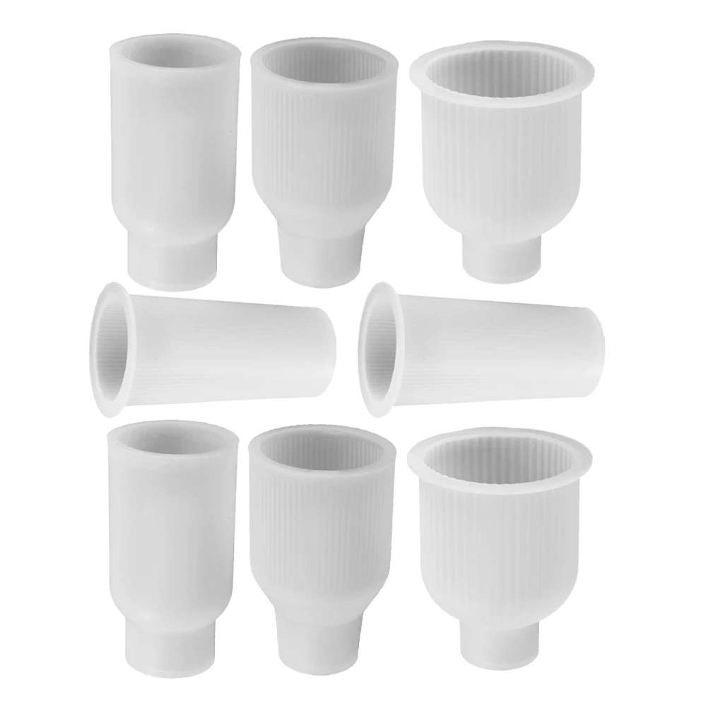 

8 шт. DIY силиконовая форма для вазы креативная эпоксидная форма для литья цветочного горшка для домашнего декора настольный органайзер формы для вазы цветочный горшок