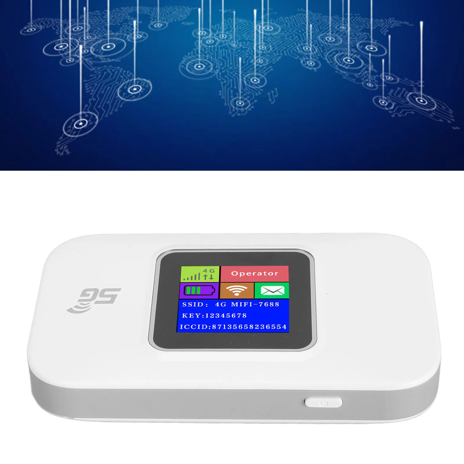 4G Portable WiFi LCD Display USB Powered Plug and Play Security Encryption Wireless Portable WiFi Router High Speed for Phones