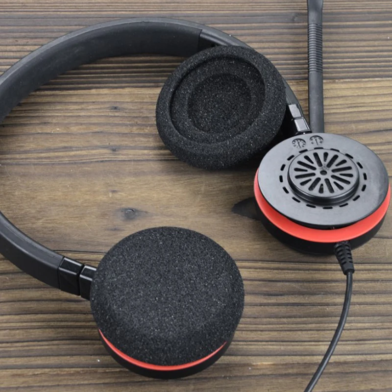 Coussinets d'oreille de remplacement, coussinets d'écouteurs en mousse à mémoire de forme souple, housse pour écouteurs Jabra Evolve 20, 20se, 30, 30II, 40, 65, 65