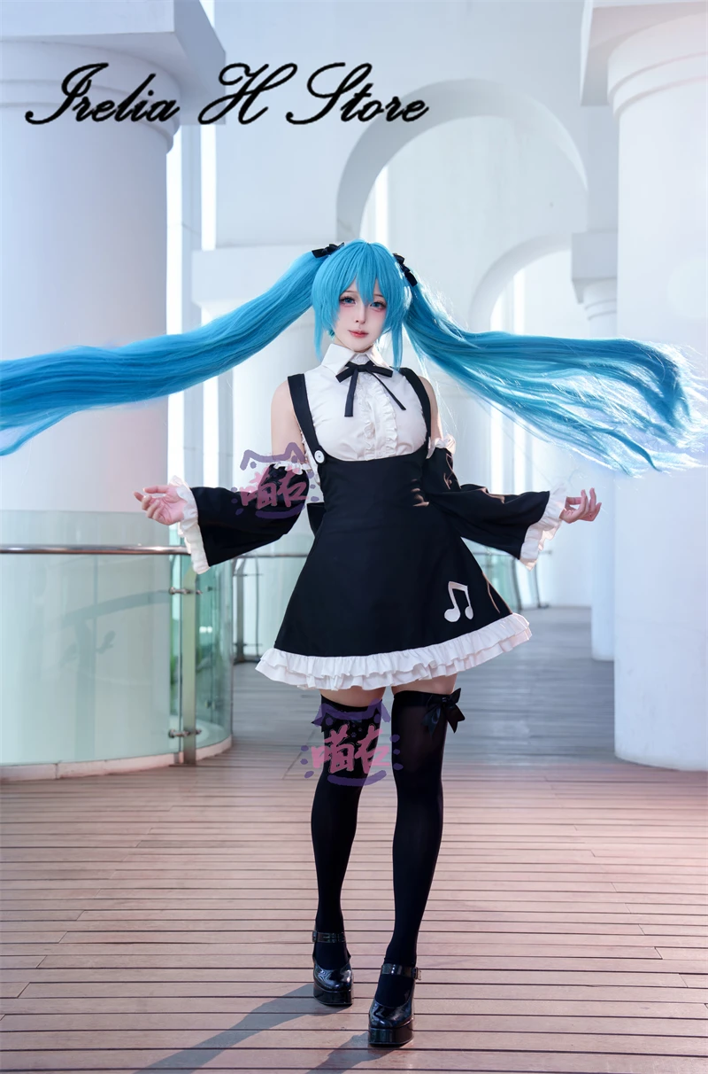 

Irelia H mikuu Early Gothic Cosplay Costume Women uniform dress female daily dress shirt
