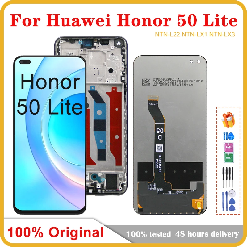 

Для Honor 50 Lite мобильный телефон ЖК-экран в сборе Замена сенсорной ЖК-панели
