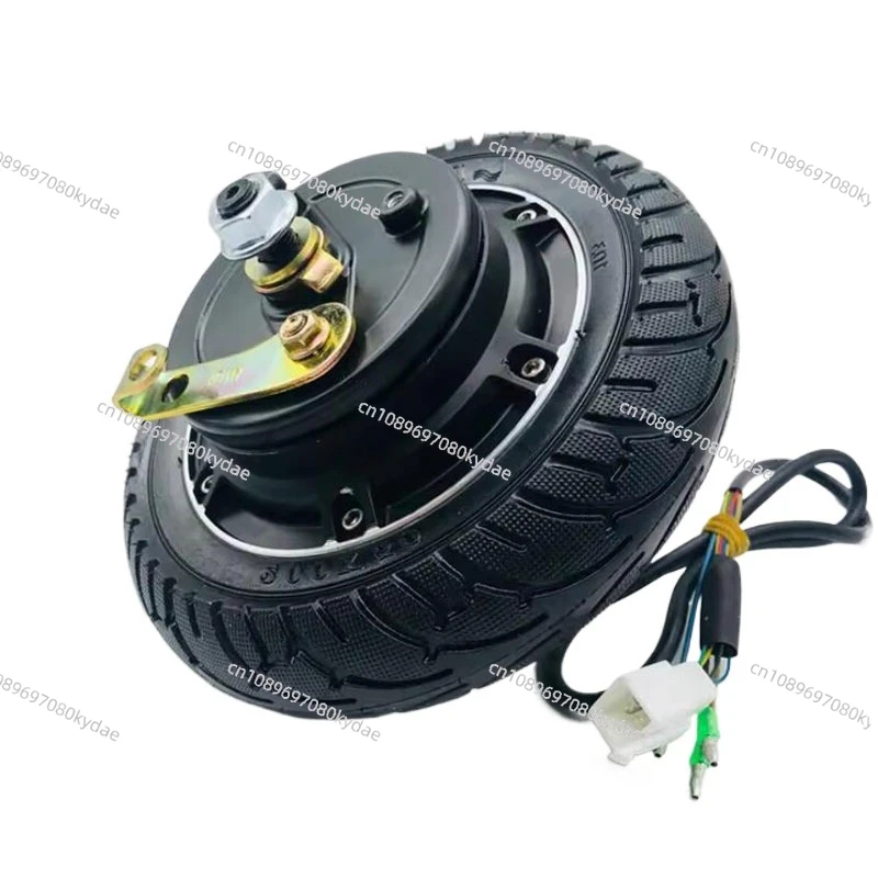 

Бесщеточный мотор-колесо 24В/36В/48В 350Вт для электросамокатов и велосипедов - 8-дюймовая цельнолитая шина с барабанным тормозом