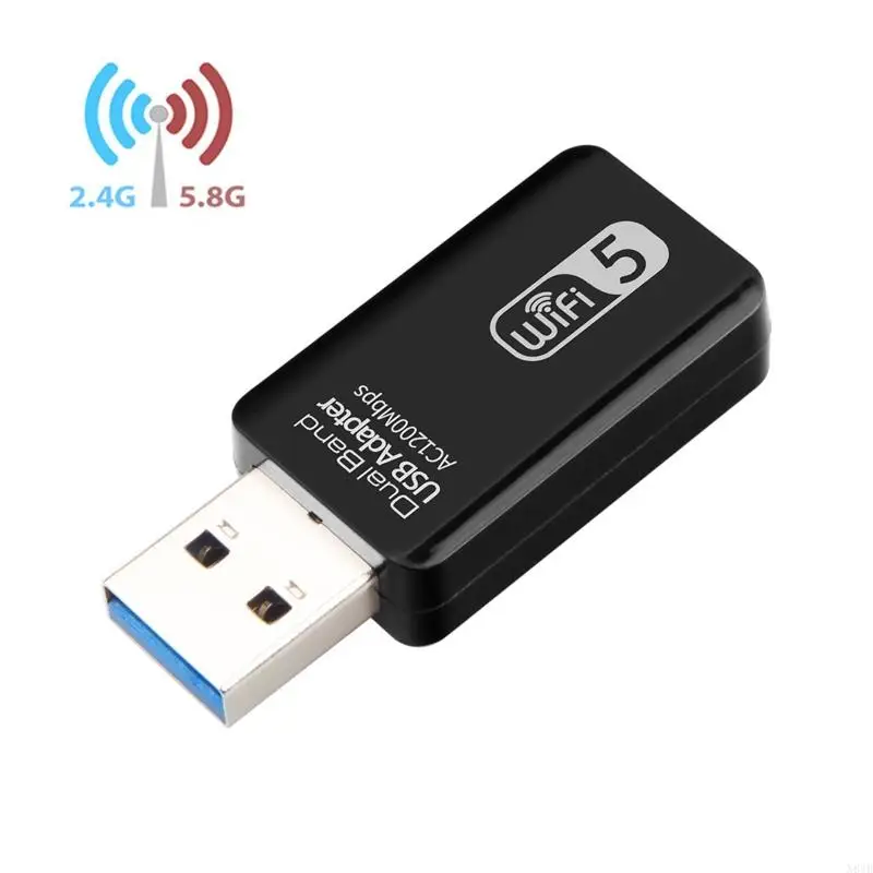 N84B 1200M VELOCIDAD USB Adaptador Dual Banda 2.4/5.8g Tarjeta red inalámbrica Wi-Fi Wi-Fi