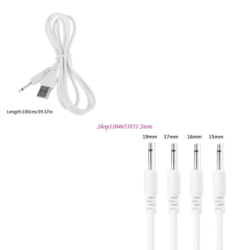 

USB -зарядка кабельного шнура Universal USB до 2,5 Aux Mono Power Supply 15/16/17/19 мм 2,5 мм аудиокабель
