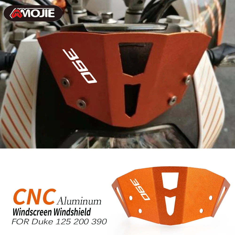 

Windshield Flyscreen For Duke 125 Duke 200 Duke 390 Duke 2011-2016 Motorcycle Windscreen Wind Deflector 125Duke 200Duke 390Duke