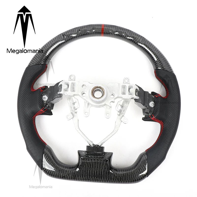 Fit For Subaru WRX Legacy Forester Impreza Outback Legacy Custom Carbon Fiber Steering Wheel