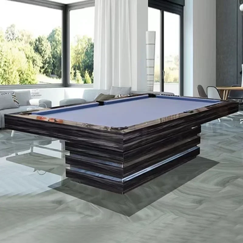 The current American style nine ball standard home commercial billiards table is a substitute for fancy billiards