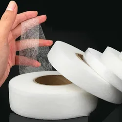 64M Double-sided Non-woven Interlining Adhesive Tape Iron On Hem Tape Edge Shorten Repair Pants For Hats Clothes DIY Sewing Tool