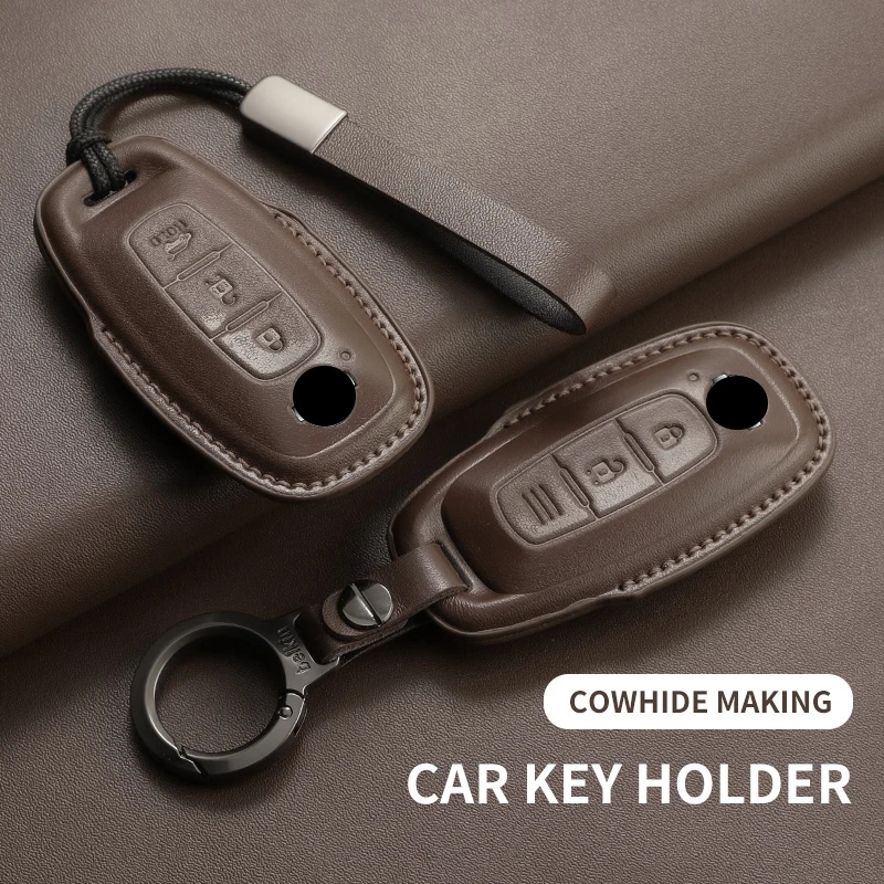 Leder Auto Schlüssel Fall Abdeckung Shell Für Nissan Teana Qashqai X-Trail Kicks Tiida Auto Remote Key Shell Langlebig schützen Zubehör