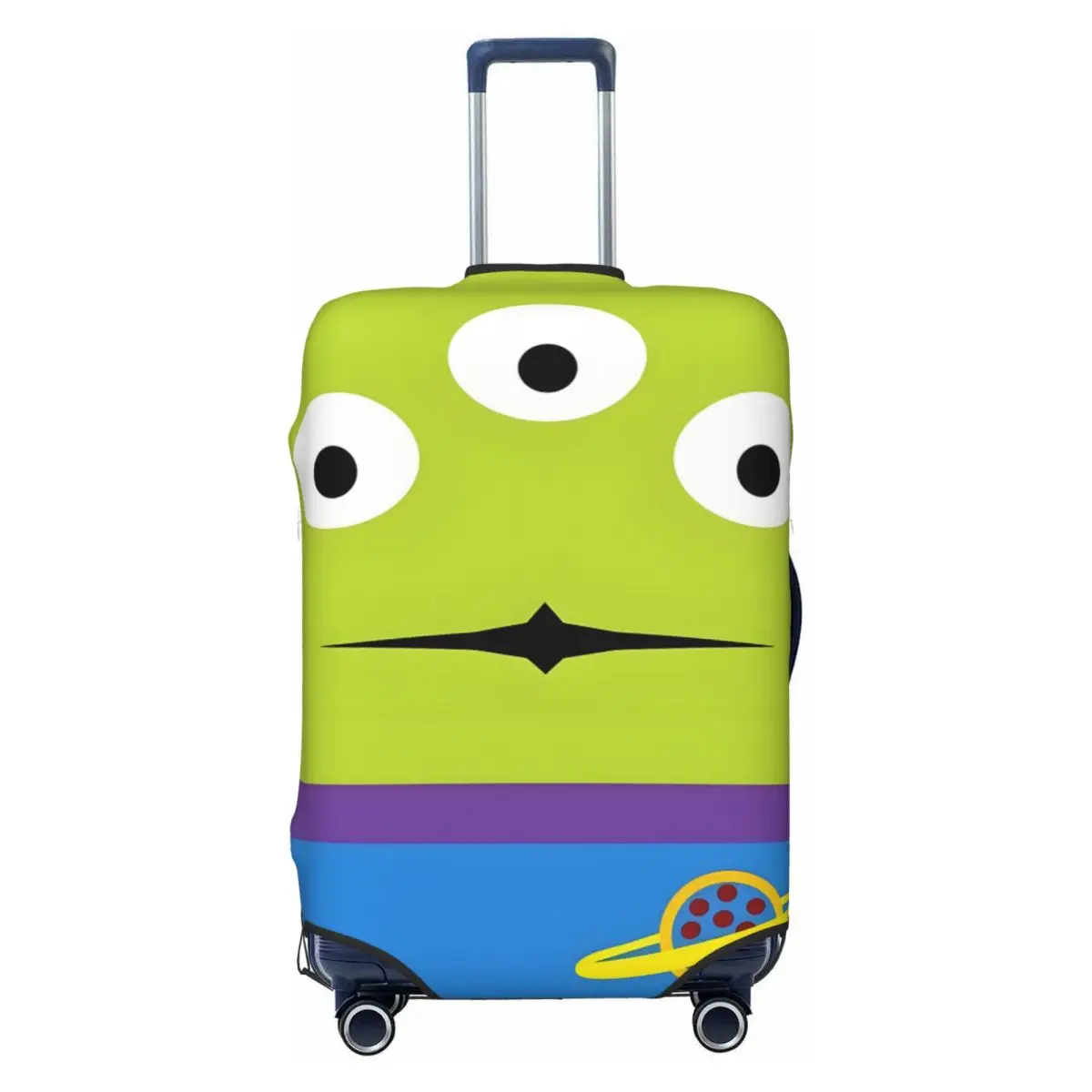 

Custom Toy Story Cute Luggage Cover Protector Funny Pizza Planet Aliens Travel Suitcase Protective Cover for 18-32 Inch