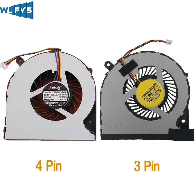 

New Original Laptop Cooling Fan For Toshiba Satellite C850 3PIN 4PIN C50/C50-A PN:DFS501105FR0T FBFT CPU Cooler/Radiator