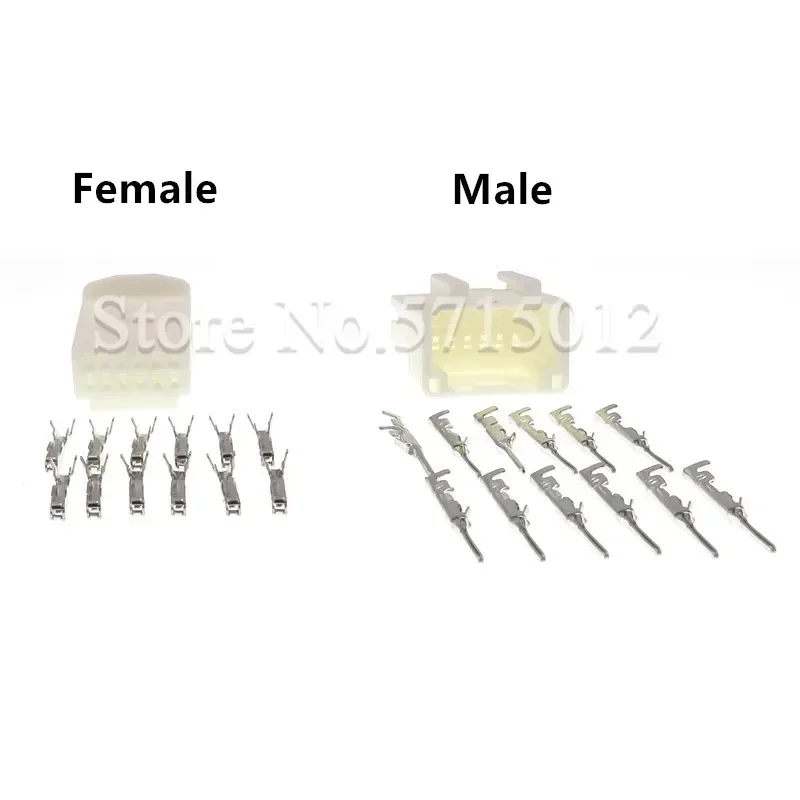 12 Hole 1473407-1 1318774-1 Car Vehicle Central Control Cable Socket Female Male Plug For Toyota