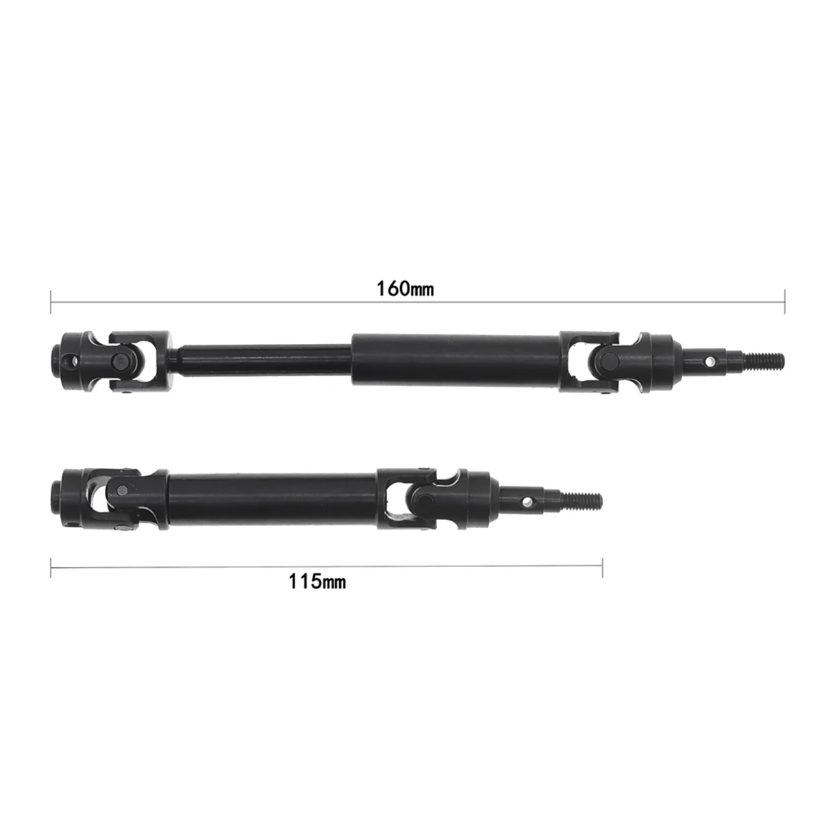 Front Rear Drive Shaft CVD Driveshaft for TRAXXAS F-150 Raptor R 4X4 1/10 RC Car Upgrade Parts Accessories