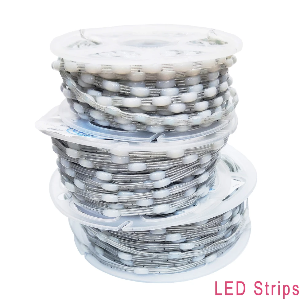 Taśmy LED RGBIC z adresowalnymi diodami, programowalne lampki sznurkowe Dream Color WS2812/11, dekoracja do sypialni, na imprezy, Boże Narodzenie, 5V