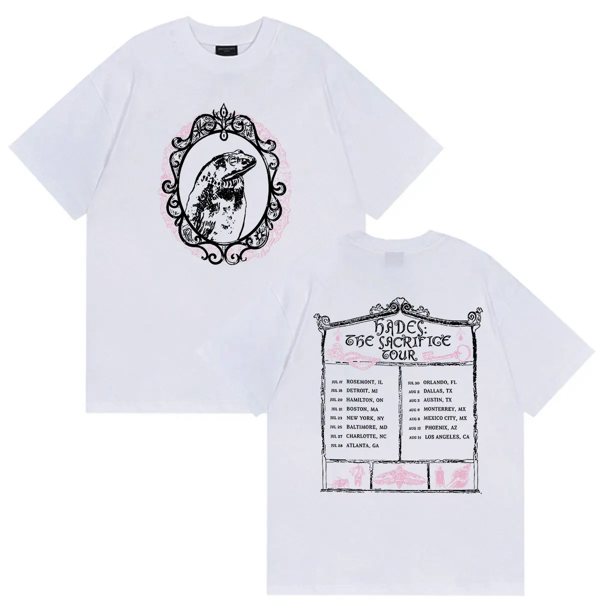 Melanie Martinez Hades The Sacrifice Tour 2026 Print T Shirts Men Women Vintage Oversized Cotton T-shirt Clothing Fashion Tshirt