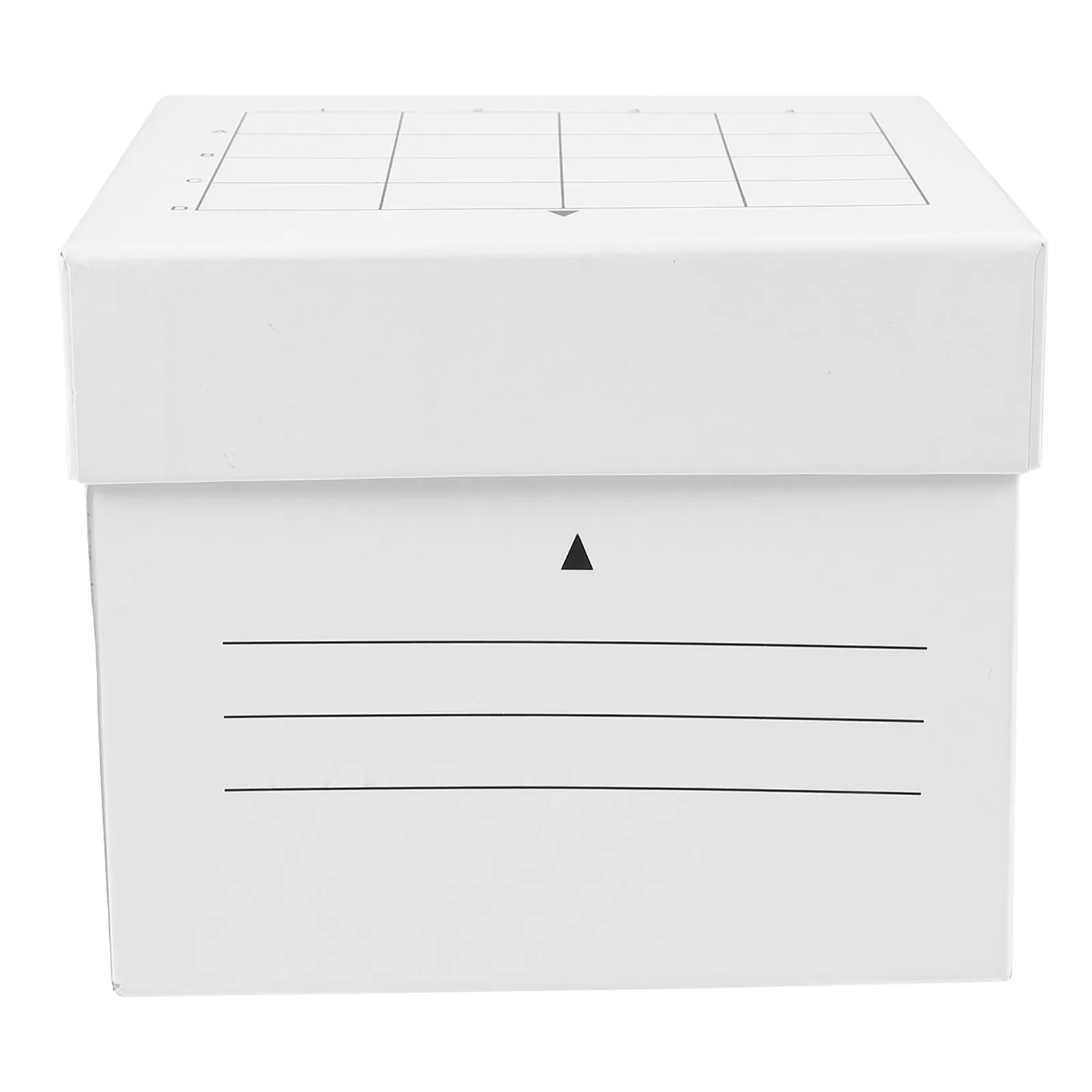 

16-Grid Centrifugal Tube Paper Box Freezer Storage Holder Cryogenic Microcentrifuge Tube Container Laboratory Sample Storage