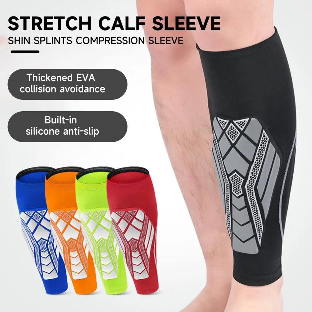 

1Pc Calf Compression Sleeves Non-slip Breathable Shin Splints Pain Relief Outdoor Running Cycling Sports Leg Protector Brace